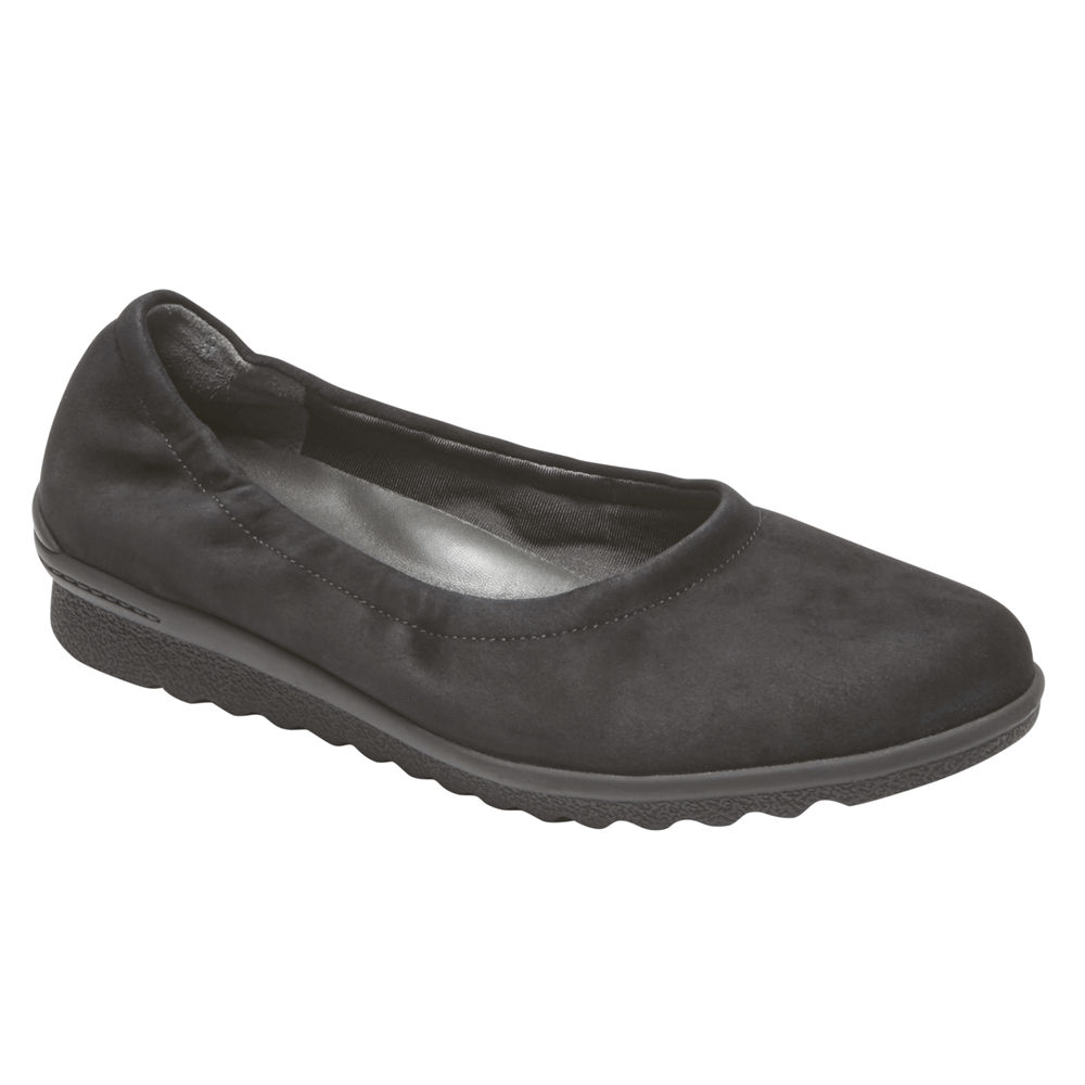 Rockport Womens truFLEX Chenole - Ballet Black - TIC932760